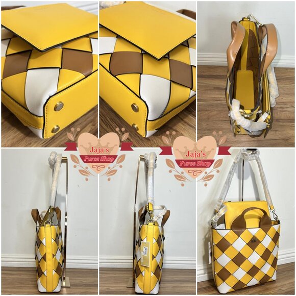 💛Michael Kors Leather Quilted Satchel & Xbody Purse💛 - Picture 4 of 17